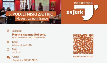 VABILO: 5. podjetniški zajtrk